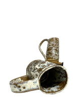Load image into Gallery viewer, Antique Crystal Embossed Stoneware Mug

